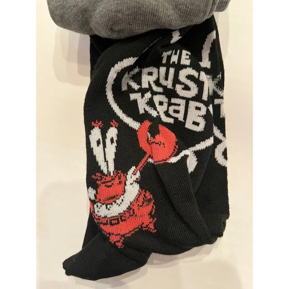 Nickelodeon Sponge Bob Squarepants 2 Pair Unisex Socks Size 6-12‎